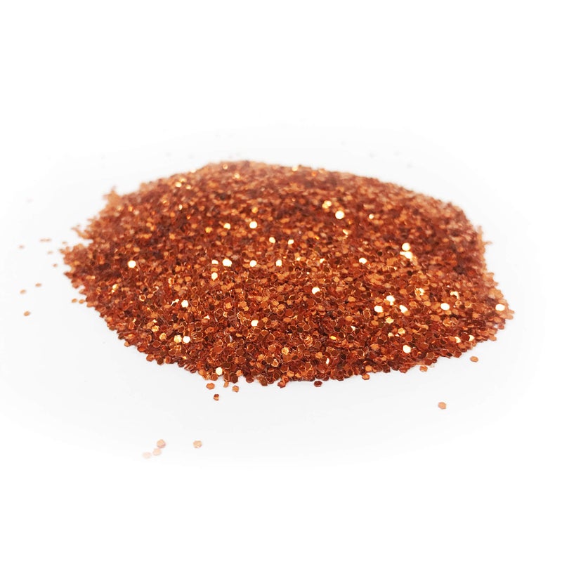 Charles Leonard Creative Arts by Charles Leonard Glitter, 16 Ounce Bottle, Orange (41165) - Image 2